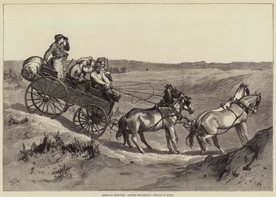 Amerikaanse schetsen, prairie reizen, Indianen in zicht door Valentine Walter Lewis Bromley